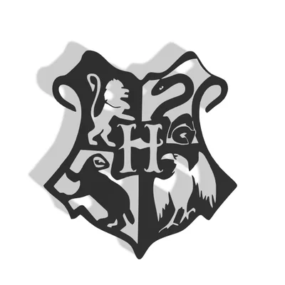 Mô hình trang trí biểu tượng trường Hogwarts (Harry Potter Decor)
