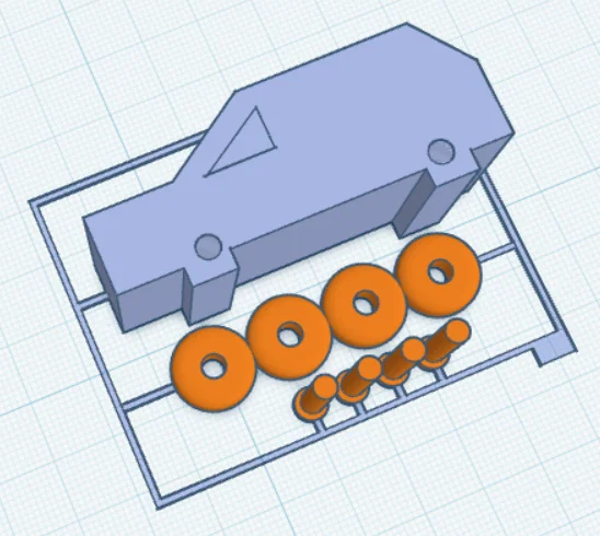 Mô hình lắp ráp xe hơi mini DIY (Car Kit Card) cho bé cực vui - Image 1