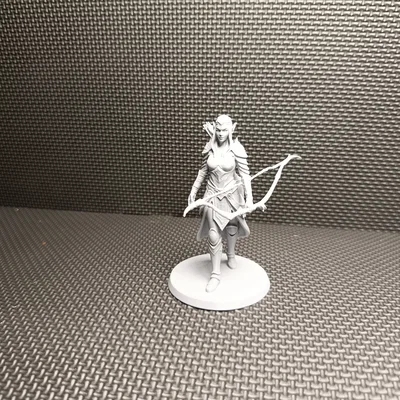 Cung Thủ Tộc Tiên Rừng: Mô Hình Fantasy Mini