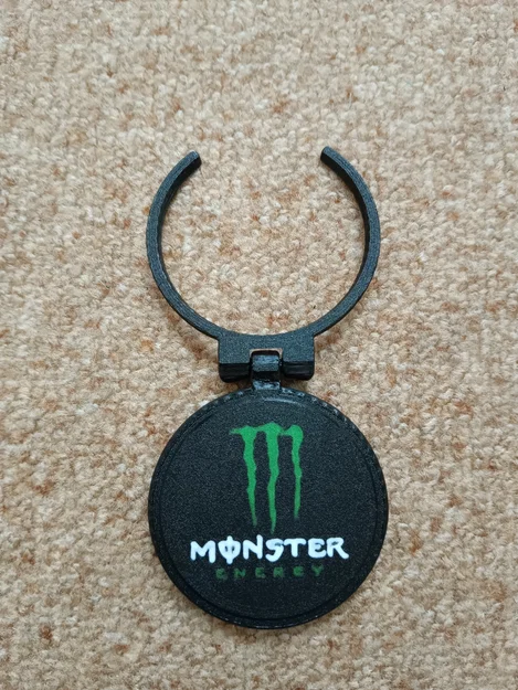 Biểu tượng Monster in 3D trang trí nắp lon (0.33L & 0.5L) - Image 1
