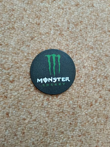 Biểu tượng Monster in 3D trang trí nắp lon (0.33L & 0.5L) - Image 2