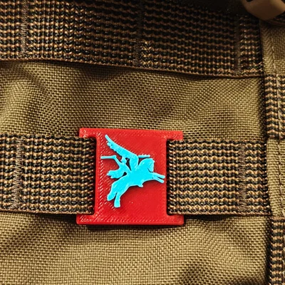 Patch MOLLE đeo balo chủ đề Airborne March