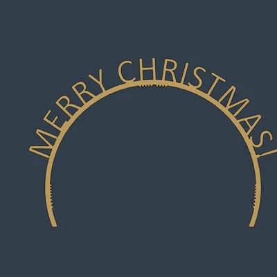 Bờm cài tóc Merry Christmas – Phụ kiện in 3D độc đáo cho mùa lễ hội