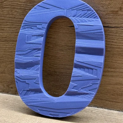 Bộ Chữ Cái và Số 3D Sang Trọng, Không Cần Support