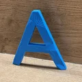 Bộ Chữ Cái và Số 3D Sang Trọng, Không Cần Support - Thumbnail 4