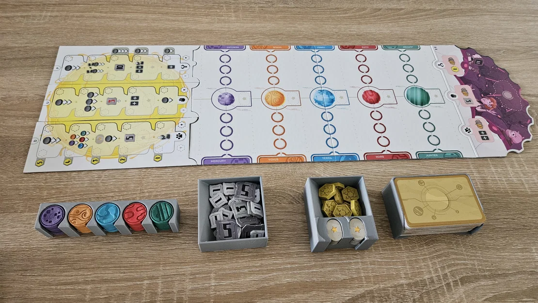 Bộ khay đựng linh kiện board game Zenith (Zenith Organizer) in 3D - Image 1