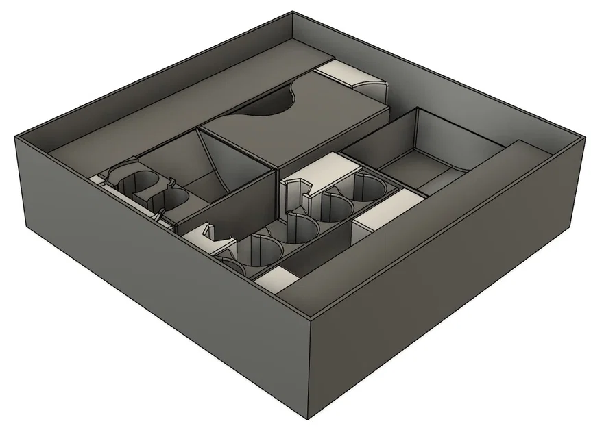 Bộ khay đựng linh kiện board game Zenith (Zenith Organizer) in 3D - Image 2