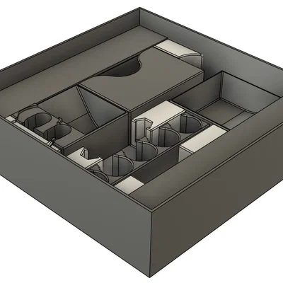 Bộ khay đựng linh kiện board game Zenith (Zenith Organizer) in 3D