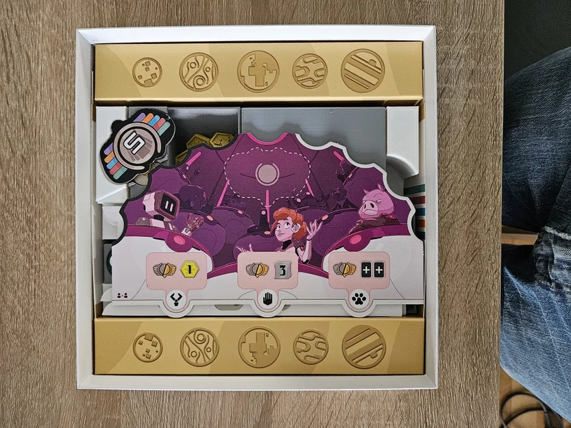 Bộ khay đựng linh kiện board game Zenith (Zenith Organizer) in 3D - Image 3