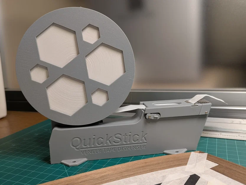 Dụng cụ dán băng keo veneer QuickStick (QuickStick Veneer Tape Dispenser) - Image 1