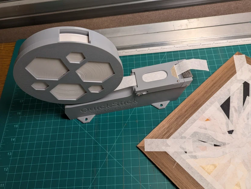 Dụng cụ dán băng keo veneer QuickStick (QuickStick Veneer Tape Dispenser) - Image 2