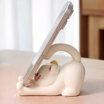Giá đỡ điện thoại hình chú mèo vươn vai (Stretching Cat Phone Stand)