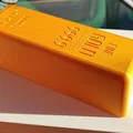 Hộp Đựng Trang Sức Mô Hình Thỏi Vàng Gold Bar Box Độc Đáo - Thumbnail 1
