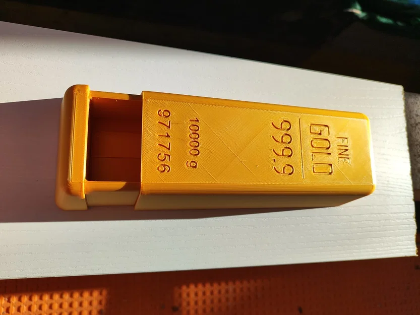 Hộp Đựng Trang Sức Mô Hình Thỏi Vàng Gold Bar Box Độc Đáo - Image 4
