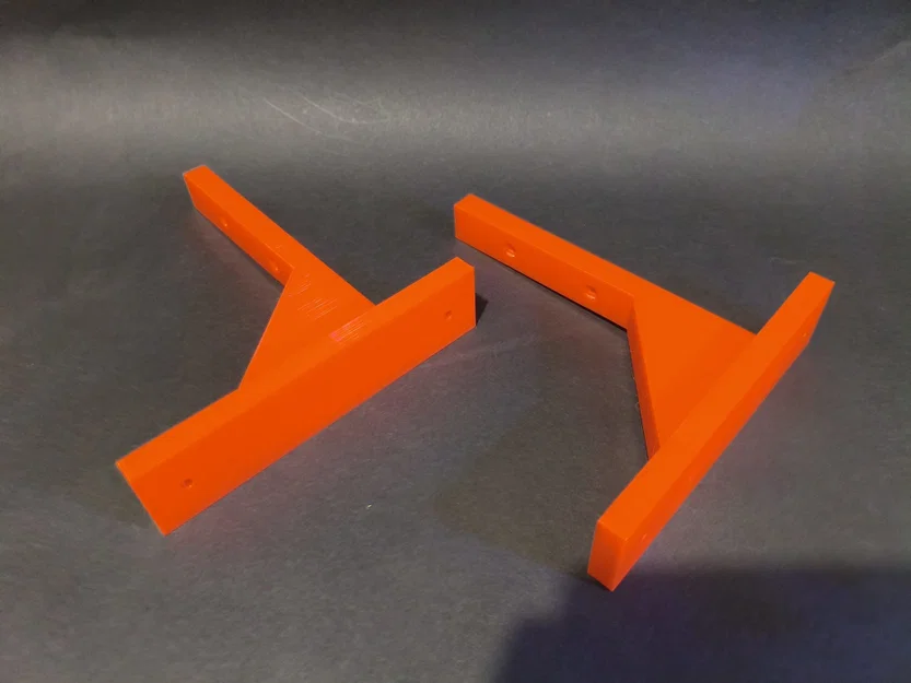 Ke Đỡ Kệ 3D In Siêu Bền Màu Cam Neon - Image 2