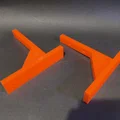 Ke Đỡ Kệ 3D In Siêu Bền Màu Cam Neon - Thumbnail 2
