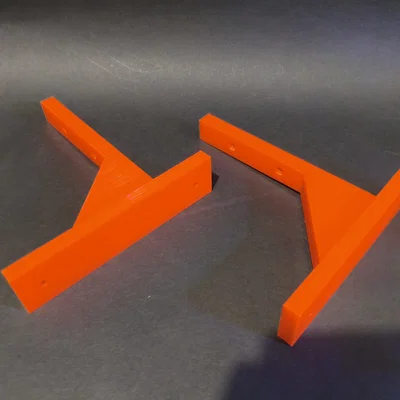 Ke Đỡ Kệ 3D In Siêu Bền Màu Cam Neon