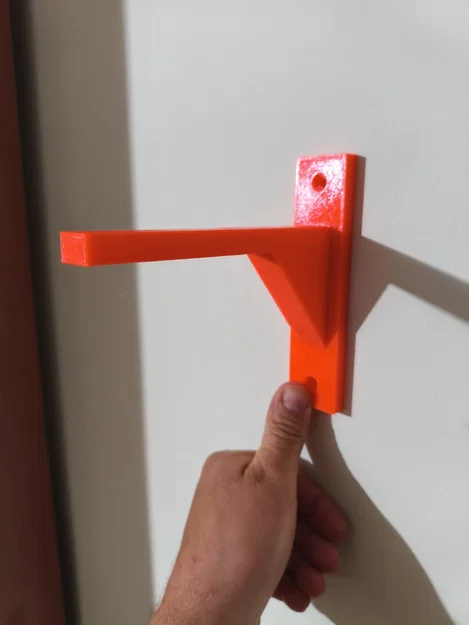 Ke Đỡ Kệ 3D In Siêu Bền Màu Cam Neon - Image 4