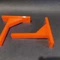 Ke Đỡ Kệ 3D In Siêu Bền Màu Cam Neon - Thumbnail 5
