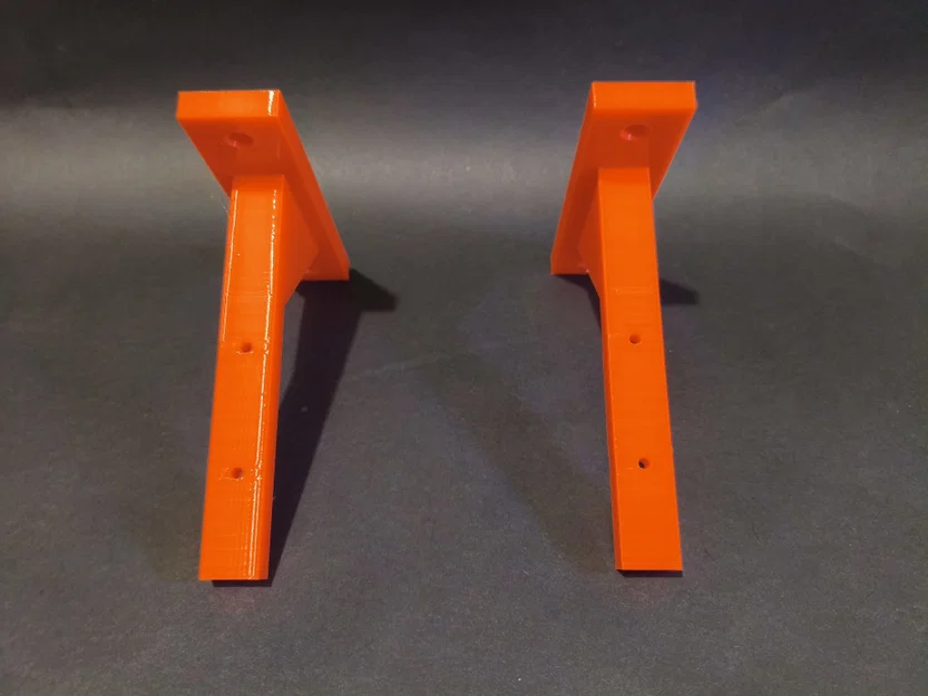 Ke Đỡ Kệ 3D In Siêu Bền Màu Cam Neon - Image 6