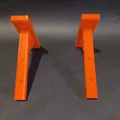 Ke Đỡ Kệ 3D In Siêu Bền Màu Cam Neon - Thumbnail 6