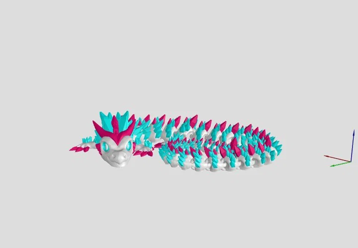 Mô hình Rồng Pha Lê Khớp Nối (Articulated Crystal Dragon) độc đáo - Image 2