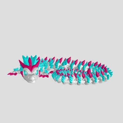 Mô hình Rồng Pha Lê Khớp Nối (Articulated Crystal Dragon) độc đáo