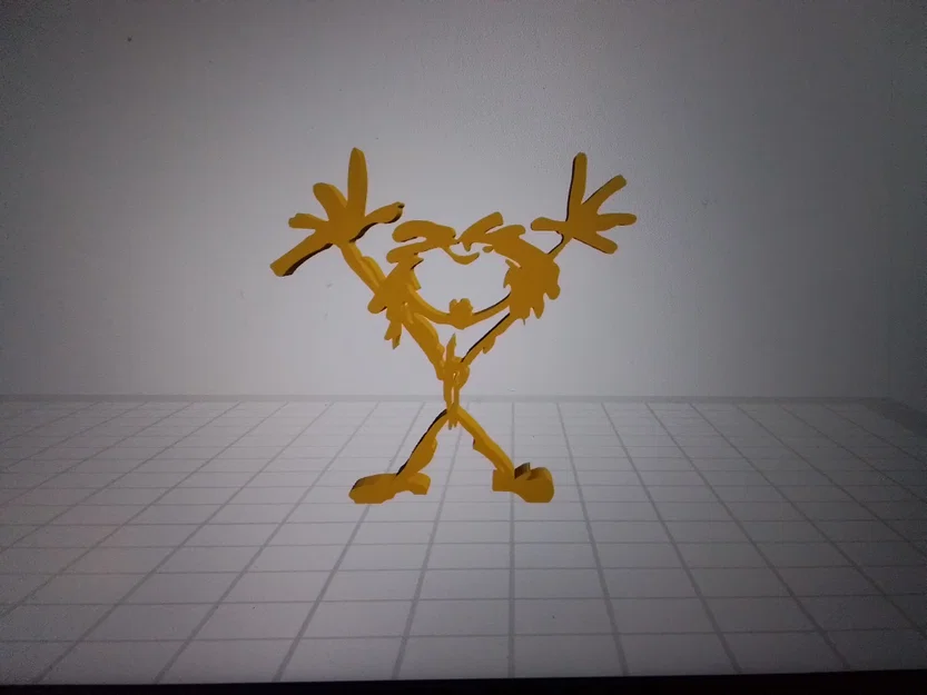 Mô hình trang trí Pearl Jam Stick Figure 3D độc đáo - Image 1