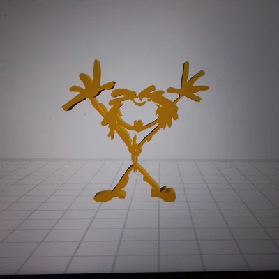 Mô hình trang trí Pearl Jam Stick Figure 3D độc đáo