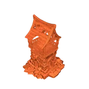 Mô hình tháp đổ nát 3D (Tower Ruins) cho sa bàn tabletop