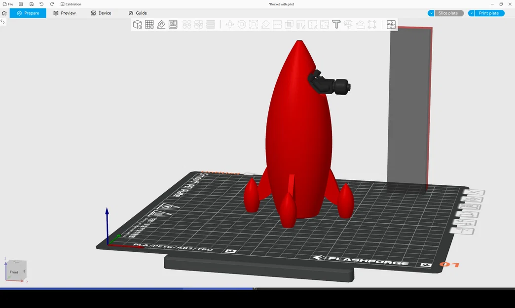Mô hình tên lửa vũ trụ (Model Rocket) phong cách Lego độc đáo - Image 1