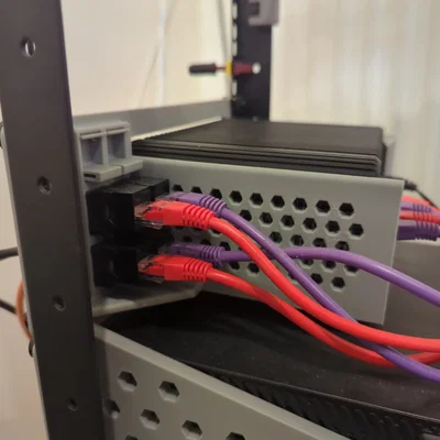 Khay Rack Cho Topton Fanless Mini PC Có Panel Keystone