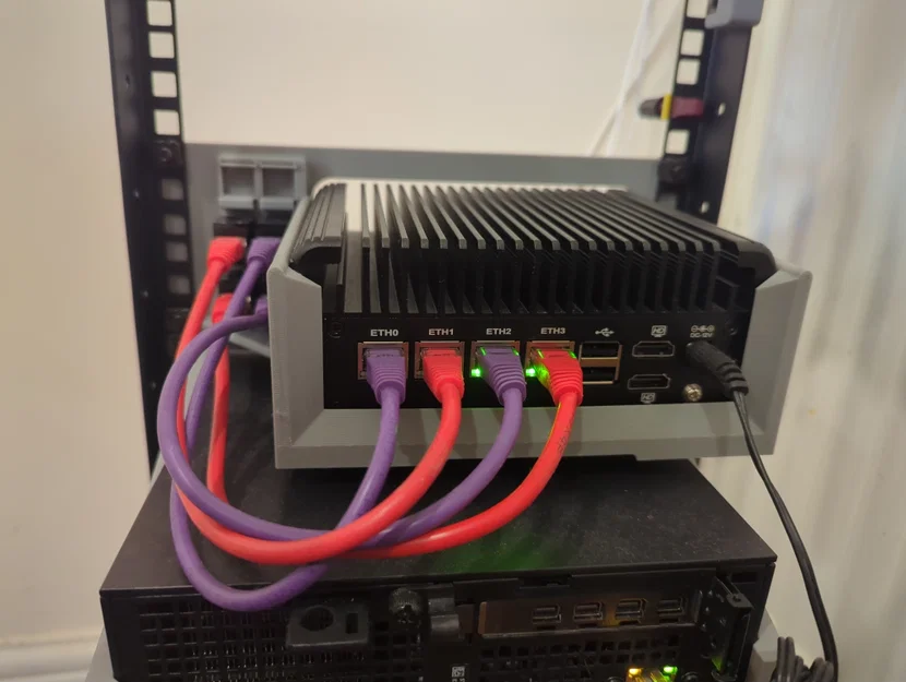Khay Rack Cho Topton Fanless Mini PC Có Panel Keystone - Image 3