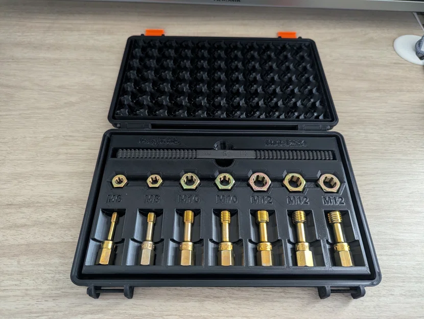 Hộp đựng siêu bền cho bộ dụng cụ làm sạch ren Lang Tools 2584 15 chi tiết - Image 3