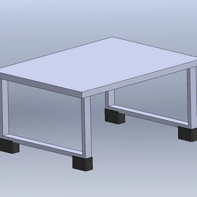 Chân đế nâng chiều cao cho bàn trà 40mm x 20mm