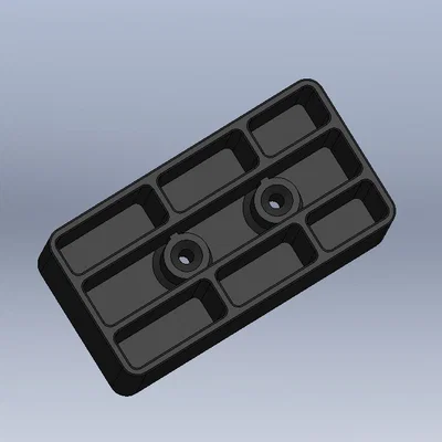 Chân đế nâng chiều cao cho bàn trà 40mm x 20mm