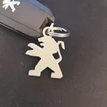 Móc khóa logo Peugeot in 3D - Phụ kiện độc đáo cho chìa khóa xe - Thumbnail 1