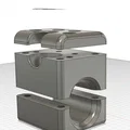 Ngàm gắn ghi đông cho màn hình Podofo 5 inch - Thumbnail 4