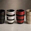 Bình hoa và ống đựng bút mô phỏng ống kính máy ảnh 24-70mm 3D - Thumbnail 1