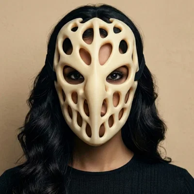 Mặt nạ Voronoi | Mặt nạ hữu cơ độc đáo cho Cosplay, Halloween và Trang trí