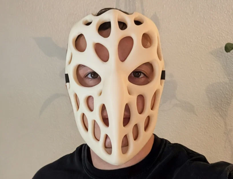Mặt nạ Voronoi | Mặt nạ hữu cơ độc đáo cho Cosplay, Halloween và Trang trí - Image 6