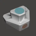 Móc treo dao cạo râu Leaf Two gắn tường không cần khoan - Thumbnail 3
