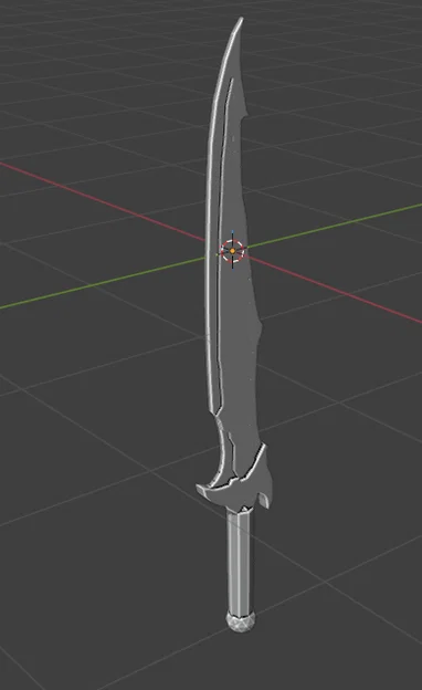 Mô hình dao Ninja phong cách cực chất cho in 3D - Image 1