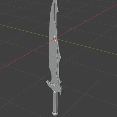 Mô hình dao Ninja phong cách cực chất cho in 3D