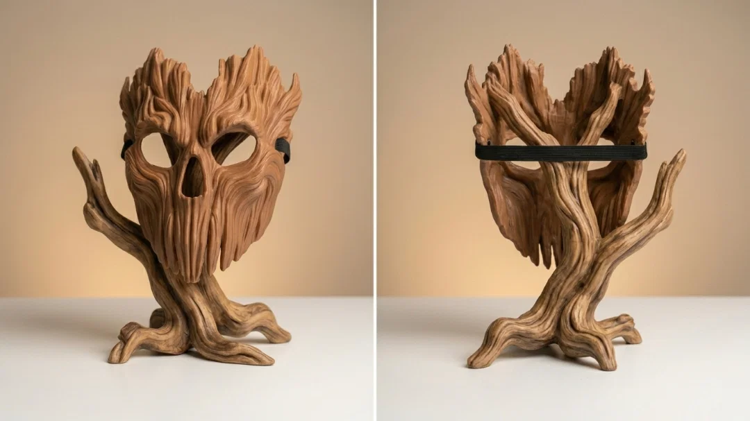 Mặt Nạ Skullbark - Trang Phục Linh Hồn Rừng Xanh - Image 3