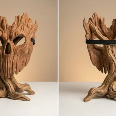 Mặt Nạ Skullbark - Trang Phục Linh Hồn Rừng Xanh
