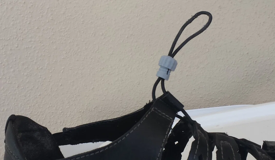 Khóa kẹp dây thun hình nón cho sandal - Phụ kiện giày dép 3D tiện dụng - Image 1