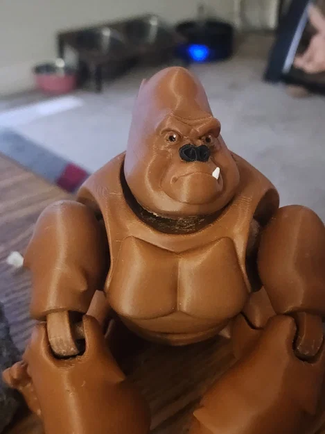 Mô hình chú khỉ đột (Flex Gorilla) linh hoạt in 3D độc đáo - Image 1