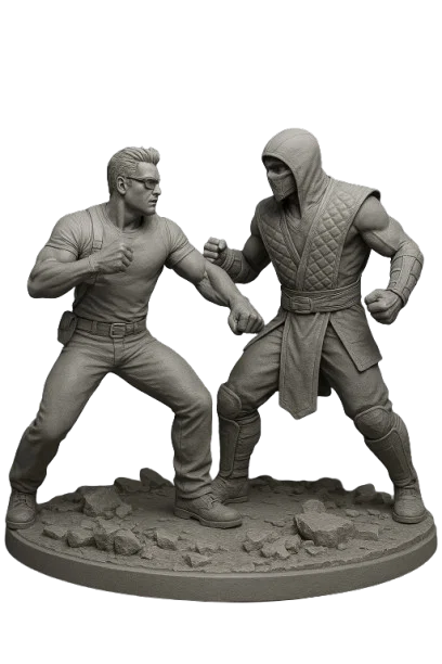 Johnny Cage đối đầu Sub-Zero - Image 1