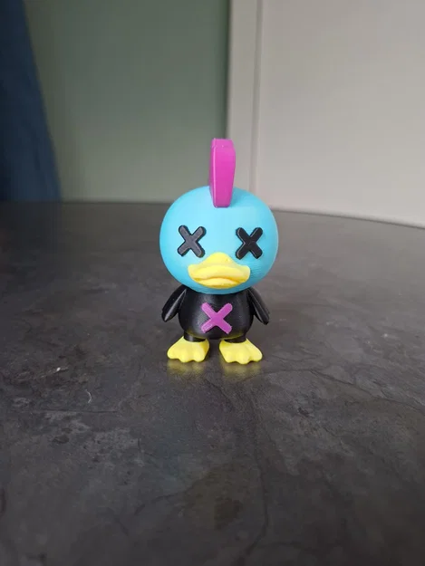 Mô hình chú vịt Punk Duck Troublemaker cực ngầu - Image 1